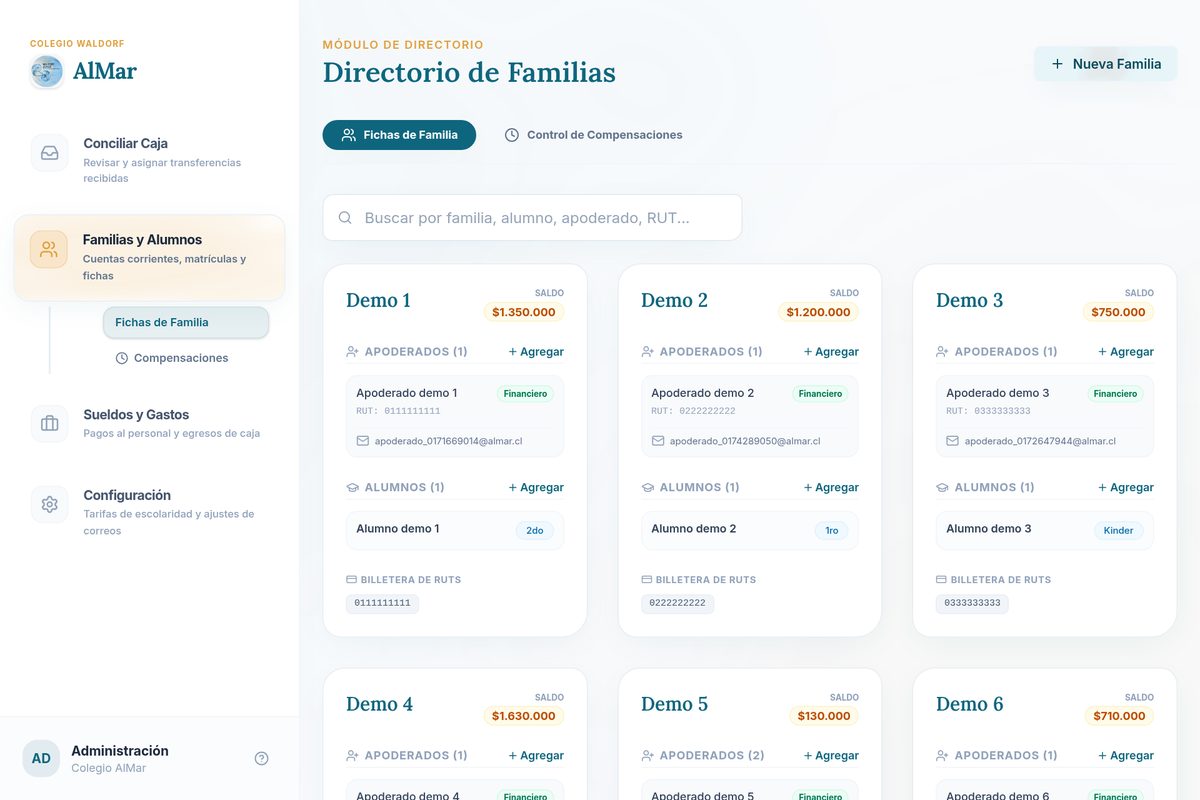 Waldorf Almar - Software de Gestión Escolar y Finanzas