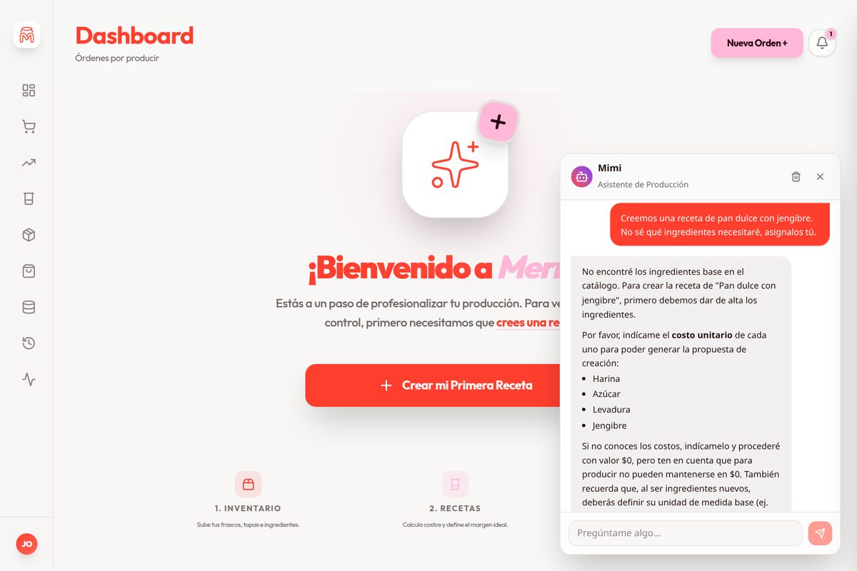 Merme - Control de inventario y producción para alimentos